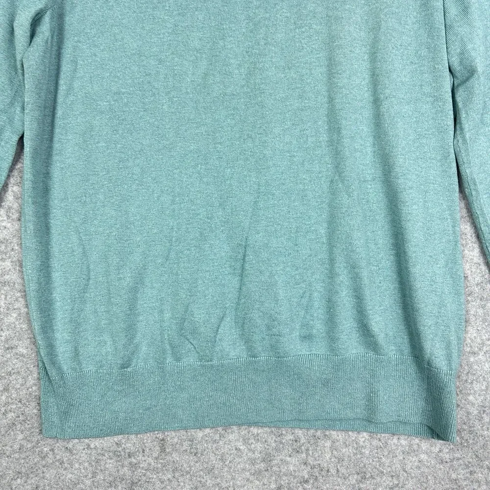 Banana Republic Luxury Blend Sweater Mens XL V Neck Silk Cotton Cashmere NEW
